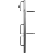 Stand for cordoning battens, galvanized | for 8 battens | with 3 hooks and 1 flap